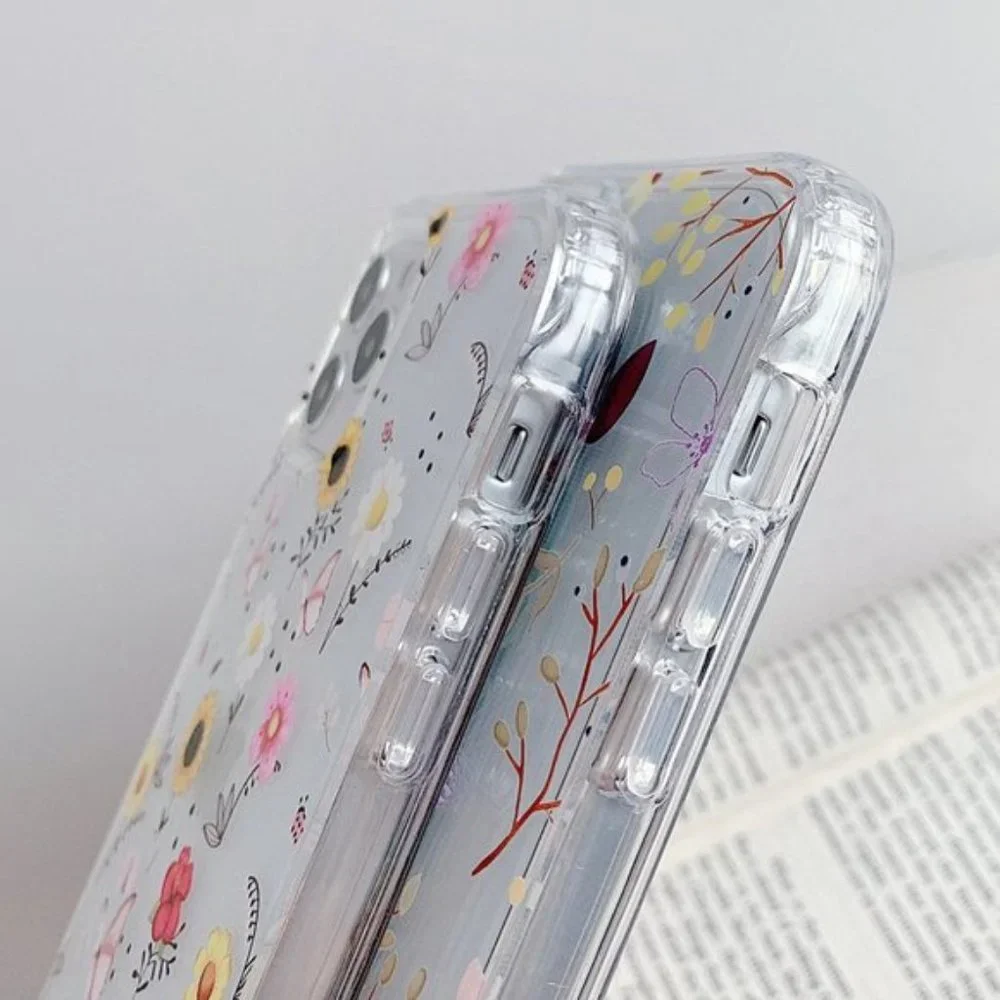 NEW iPhone 12/11/Pro/Max Protective Flower case